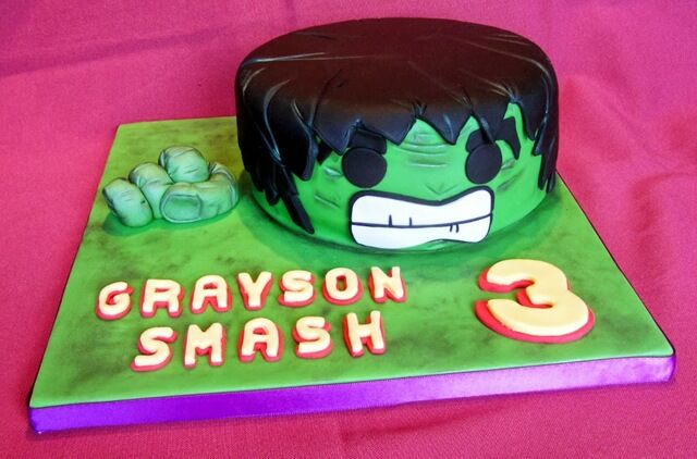 Hulk Cake