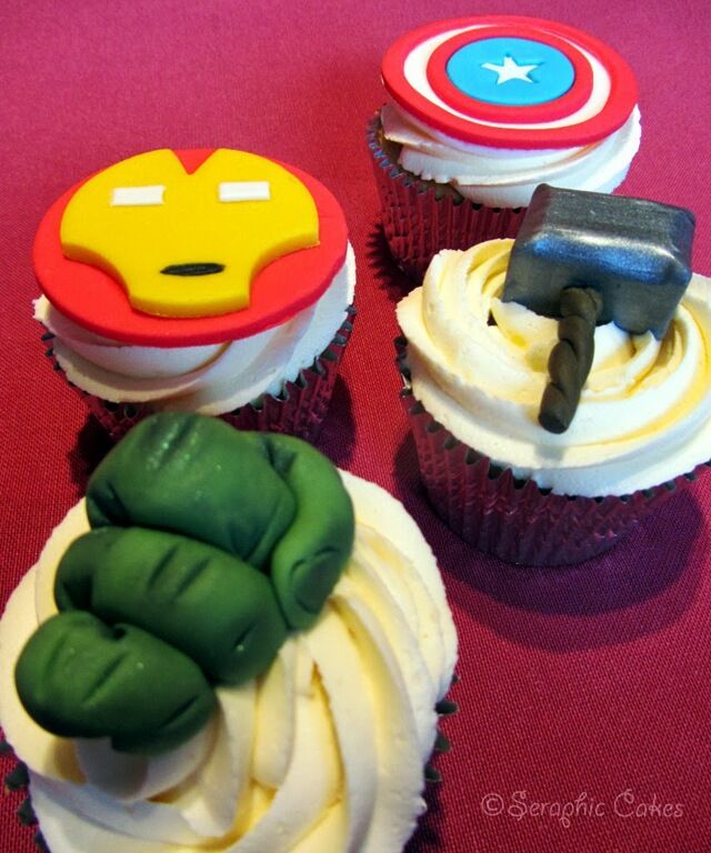 Avengers Cupcakes