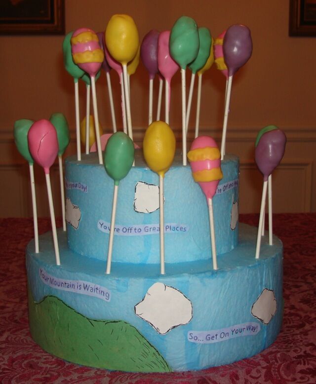 Oh The Places Youll Go Cake Pops 