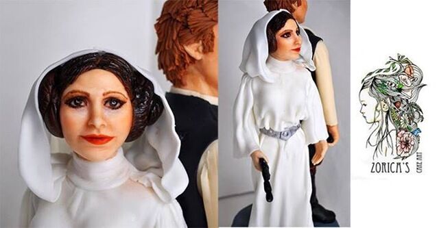 Princess Leia Cake Topper