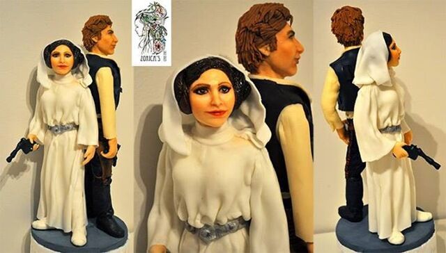 Princess Leia Cake Topper