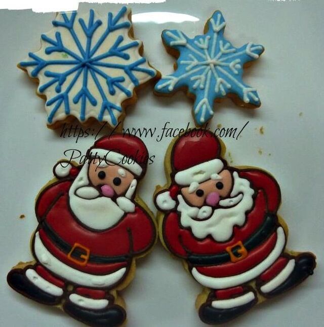 Santa Cookies 
