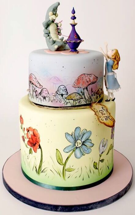 Alice in Wonderland Cake Alice in Wonderland Cake