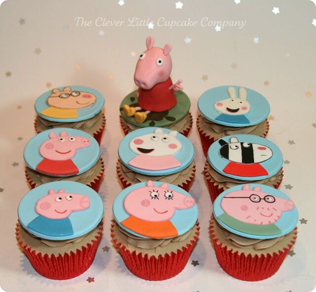 Peppa Pig Cupcakes