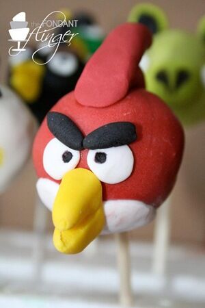 Angry Birds Cake Pops