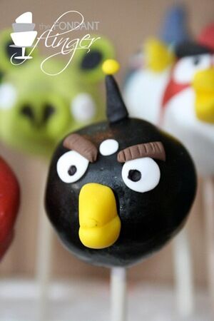 Angry Birds Cake Pops