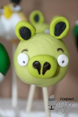 Angry Birds Cake Pops