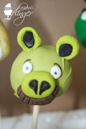 Angry Birds Cake Pops