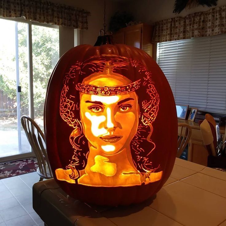 Padmé Amidala Pumpkin Padmé Amidala Pumpkin