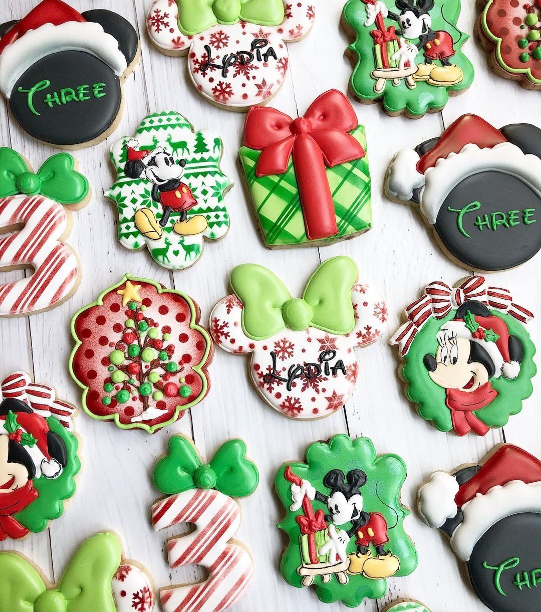 Mickey Mouse Christmas Cookies